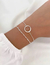 Pulseira dupla circulo