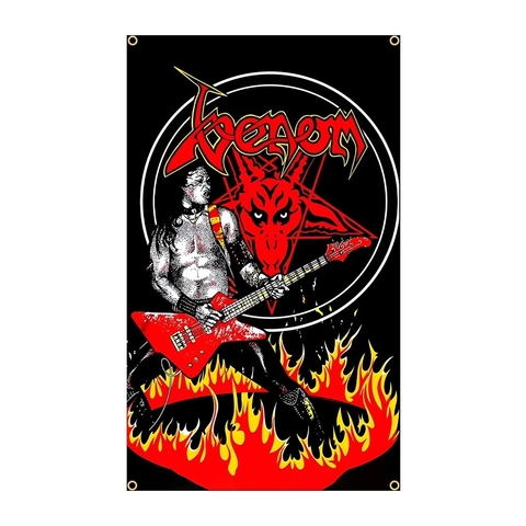 Venom - Cronos in Fire Bandera - comprar en línea
