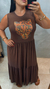 Vestido onça Franzido - comprar online