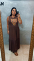 Vestido onça Franzido na internet