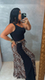 Calça Pantalona Animal Print na internet