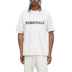 Essentials Boxy T-Shirt Applique Logo White (SS20) - comprar online
