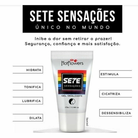 Anestésico anal sete sensações
