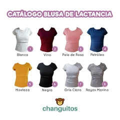 Blusa de lactancia algodón en internet