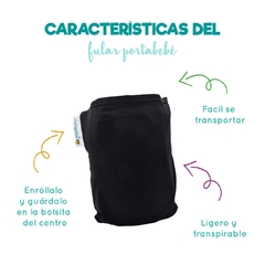 Fular elástico portabebé Changuitos - Pañaleando