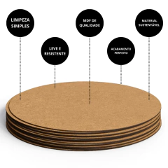 BASE MDF PARA SOUSPLAT 35cm na internet