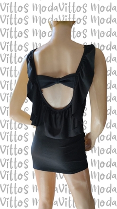 VESTIDO CON VOLADOS - comprar online