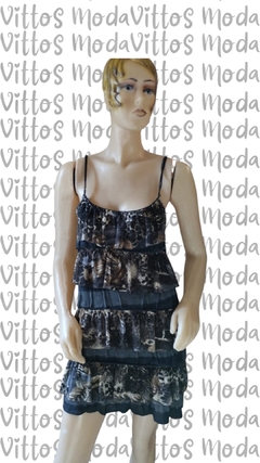 VESTIDO CON VOLADOS