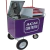 Carrinho de acai com rodas pnematica e com isolamento térmico e gelox Mod 4271 - comprar online