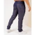 Calça social masculina escura com bolso traseiro