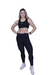 Conjunto Esportivo Calça Legging e Top Academia Trona Preto