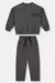 Conjunto Moletom Cinza Estonado - comprar online