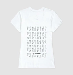Camiseta de algodão com estampa ícones country.