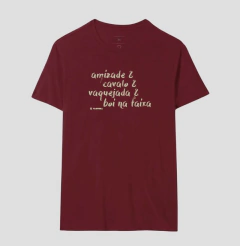 Camiseta Masculina Regular Estampa Amizade e Cavalo - comprar online