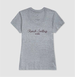 Camiseta Feminina Regular Estampa Ranch Sorting Corda - loja online