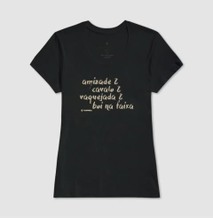 Camiseta Feminina Regular Estampa Amizade e Cavalo - Vaquera - Roupas e Acessórios 