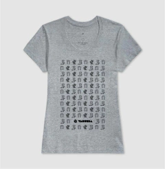 Camiseta de algodão com estampa ícones country.