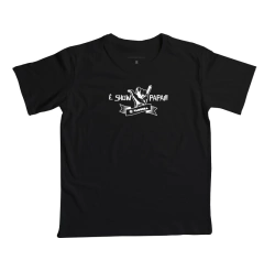 Camiseta de algodão infantil com estampa é show papai.