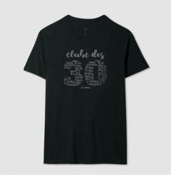 Camiseta masculina de algodão com estampa clube dos 30.