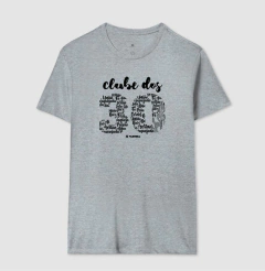 Camiseta masculina de algodão com estampa clube dos 30.