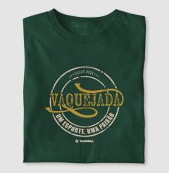 Camiseta Masculina Regular Estampa Brasão Vaquejada