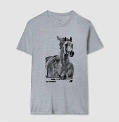 Camiseta masculina de algodão com estampa Don Silver.