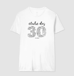 Camiseta masculina de algodão com estampa clube dos 30.