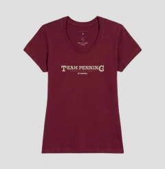Camiseta Feminina Regular Estampa Team Penning Equestrian - comprar online