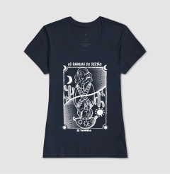 Camiseta de algodão com estampa rainhas do sertão.