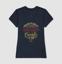 Camiseta Feminina Regular Estampa Cavalo a Toa na internet
