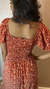 Vestido Yasmim Liberty Terracota - Voelly | Moda Feminina 