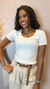 Blusa Suellen Off-White - comprar online