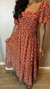 Vestido Yasmim Liberty Terracota - loja online