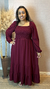 Vestido Priscila Vinho - comprar online