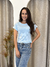 Blusa Canelada - Manga Curta - comprar online