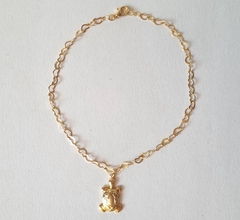 Tornozeleira Tartaruga Folheada - comprar online