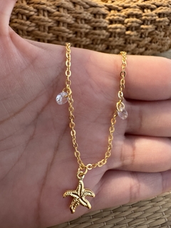 Choker Estrela do Mar e Zircônia Folheado - comprar online