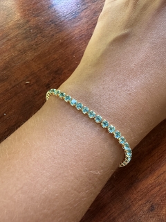 Pulseira Zircônia Folheada