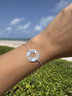 Pulseira Sol, Sal e Mar Folheada Prata - Alma de Mar Acessórios 