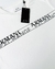 Camiseta AX branca sobreposição