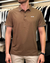 Polo c/ logo alto relevo marrom - comprar online