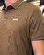 Polo c/ logo alto relevo marrom na internet