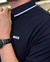 Polo c/ logo alto relevo azul marinho na internet