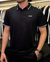 Polo c/ logo alto relevo preto - comprar online