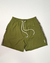 Bermuda em tactel faixa lateral verde musgo - Da Gringa Store | Moda Masculina 