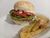 Hamburguesa de lentejas con papas al horno con piel en internet