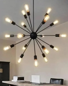 Araña Explosión 8 Luces pint. - tienda online