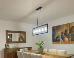 Colgante Rectangular 5 luces. - comprar online