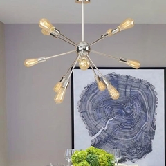Araña Explosión 8 Luces pint. - comprar online