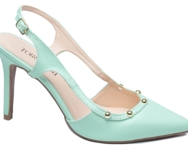 Scarpin Crivo Salto 9 cm Verde